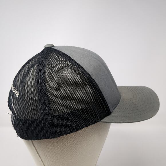 Coleman Homes Snapback Mesh Back Trucker Hat Gray One Size Colorblock - Picture 5 of 10